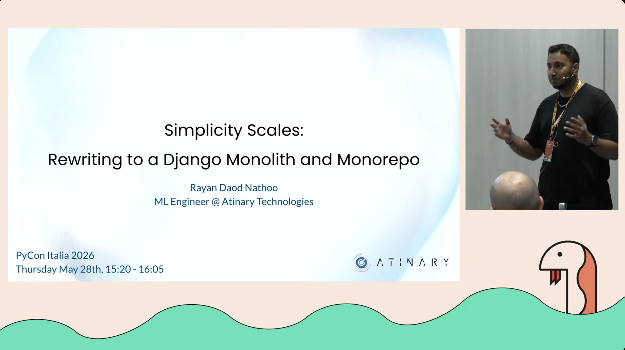 PyCon Italia 2026 talk recording