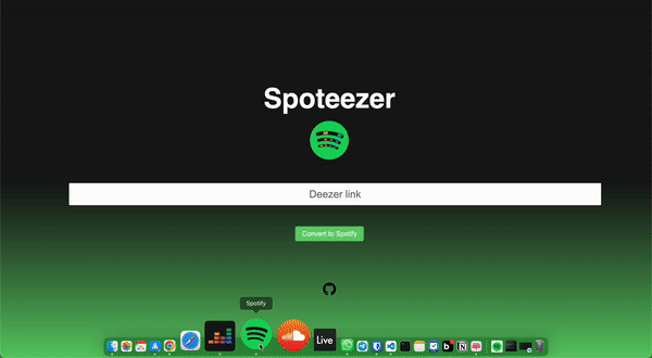 Spoteezer demo